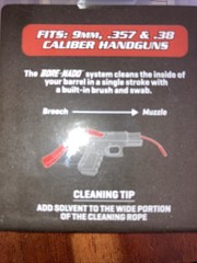 New Bore-Nado by Allen Barrel Cleaning Rope 9mm .357 Cal, .380 Cal. 70589a