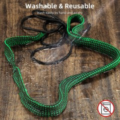 1/2 PCS Gun Barrel Cleaner Reusable Bore Rope For 223/22/9mm/38/12GA/243/303/308
