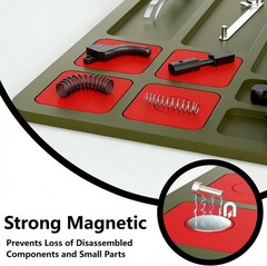 Gun Cleaning Mat, Anti-Slip Rubberized Maintenance Mat 42cm*24cm