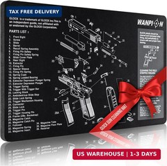 Gun Cleaning Mat 20″×12″ – Thick Protection, Leak-Proof Surface, Non-Slip Oil Re