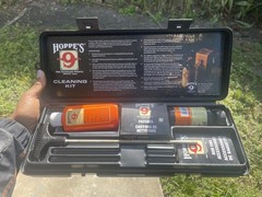 Hoppe’s 9 Cleaning Kit Patches, rod section, oil, Solvent FAST SHIP