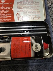 2 Vintage Cleaning Kit JC Higgins Rifle No. 722 & Sears Roebuck No. 2143