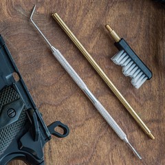ASR Outdoor 66pc Pistol Cleaning Kit In Zippered Shell Case