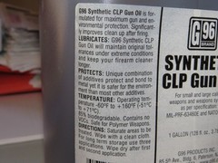 G-96 SYNTHETIC CLP GUN OIL( 1- GALLON ) MIL-PRF-63460F CLEANER #1053G USA