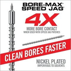 Real Avid Bore-Max Speed Jag and Patches, Bore Cleaning Jag Gun Patch Holder…