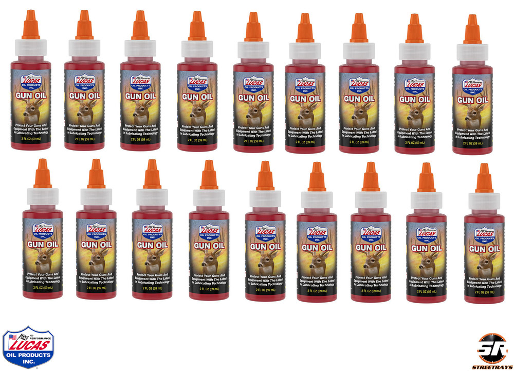 Lucas 10006 Hunting Gun Oil 2oz Compound Bow Rifle Pistol Lube (Qty 18 bottles)