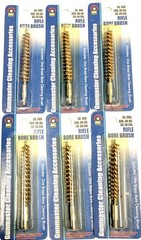 Lot of 6: Gunmaster RPB-030 brass brush for 30, 300, 308, 30-06, 30-30