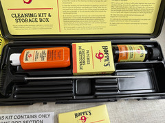 Hoppe’s No. 9 Pistol Cleaning Kit & Storage Box 9mm .357 .380 .38 Calibers PC038