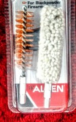 Allen Thunder cloud brush and swab .50 caliber for ramrods 10-32 threads