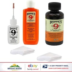 Complete Gun Care Kit with 2 oz Cleaner, Lubricating Oil, Patches & Needle Oiler