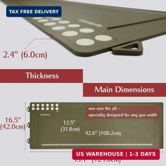 Gun Mat Cleaning Large 50.2″ x 16.5″ Rifle Shotgun Gunsmith Pad Magnetic Non-Sli