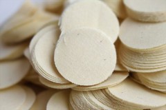 .30-.39 CAL/ 7/8″ ROUND .005″ THICK OILED SHOOTING PATCHES / QTY. 100 / EMSS3052