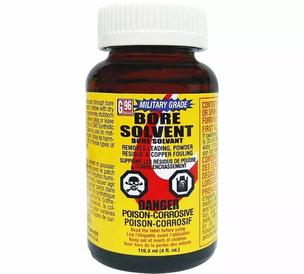 G96 Miltary Grade Firearm Bore Cleaner Solvent Rust Resistant 4 oz – 1108