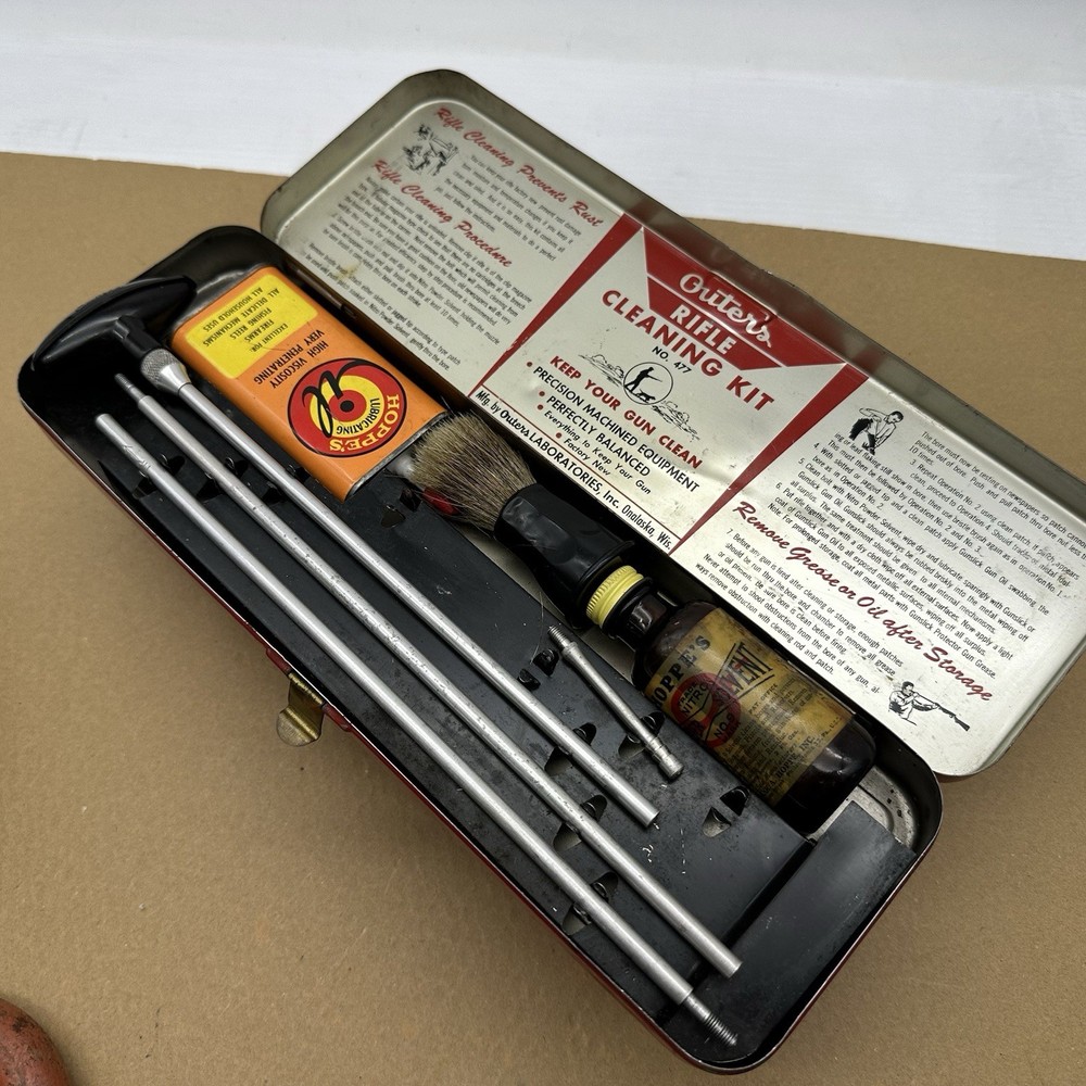 Outers 477 Rifle Gun Cleaning Kit .30 Caliber Cal Ram Rod Vintage Not Complete
