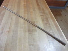 3 Piece Wood & Brass Cleaning Rod (w10) 4