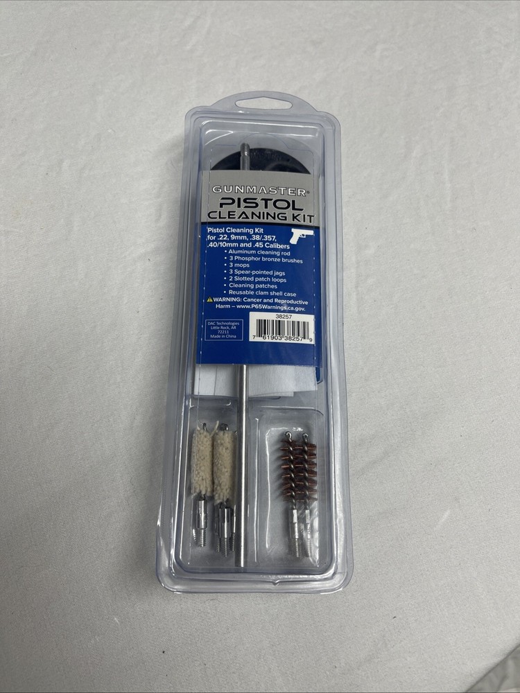 GunMaster Universal Pistol Cleaning Kit, .22 – .45 caliber