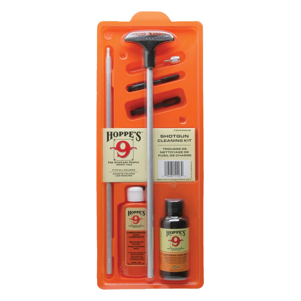Hoppe’s No. 9 Cleaning Kit with Aluminum Rod Universal SGOUB Clamshell