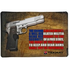 TekMat TEK-17-2AMEND Right To Bear Arms 2nd Amendment Gun Cleaning Mat – NEW