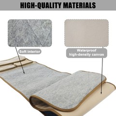 Heavy Duty Gun Cleaning Mat Portable Pad with Pouch for Rifle Pistol Shooting