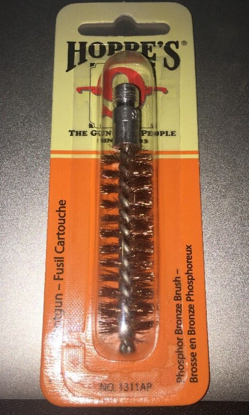 HOPPES CLEANING PHOSPHOR BRONZE BRUSH 28 GA. PISTOL SHOTGUN TOOL 4 ROD GUNS BAR