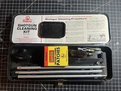 Vintage Outers 12GA Cleaning Kit Shotgun Cleaning Kit Plastic Box