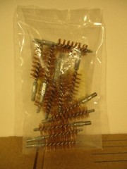.44 .45 Cal. Pisol Double Tuff Bronze Bore Brush 12ct NEW C51