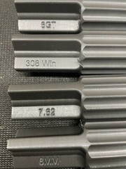 AX Barrel Bore Guides for cleaning. 3pc set