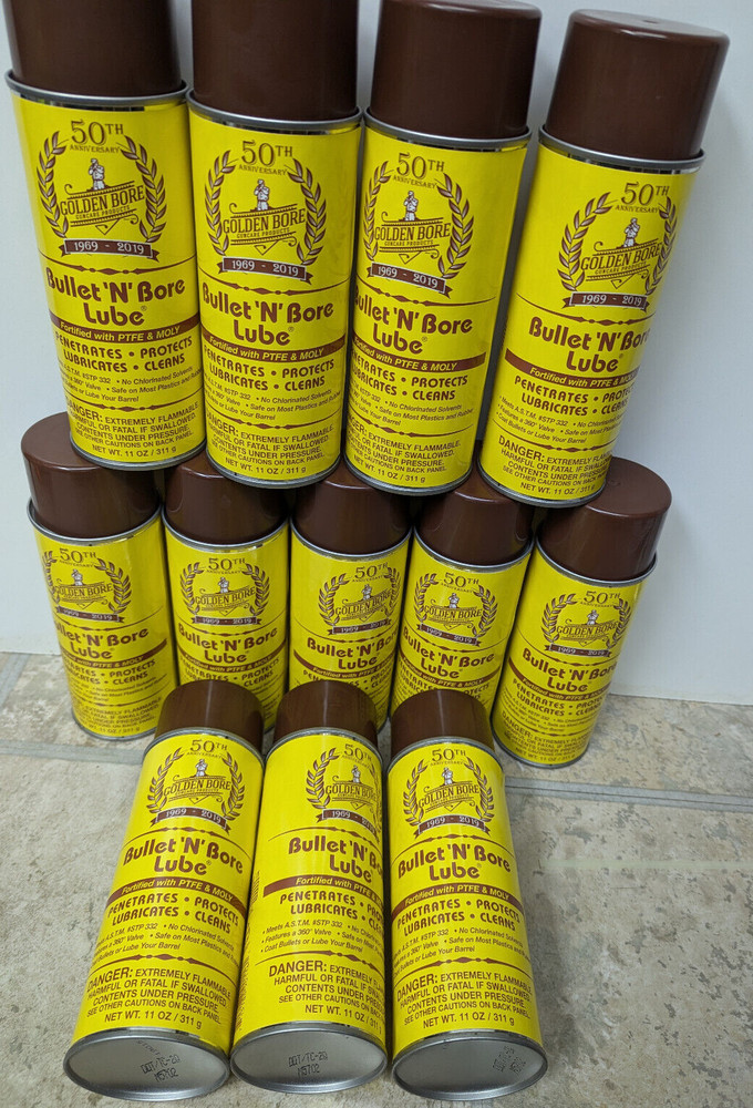 12 ea. Golden Bore Firearm Preservative-11 Oz Cans @ BELOW COST