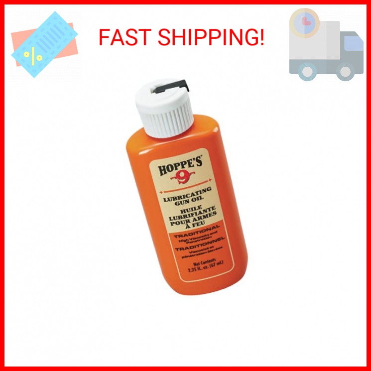 HOPPE’S No. 9 Lubricating Oil, 2.25 oz. Bottle