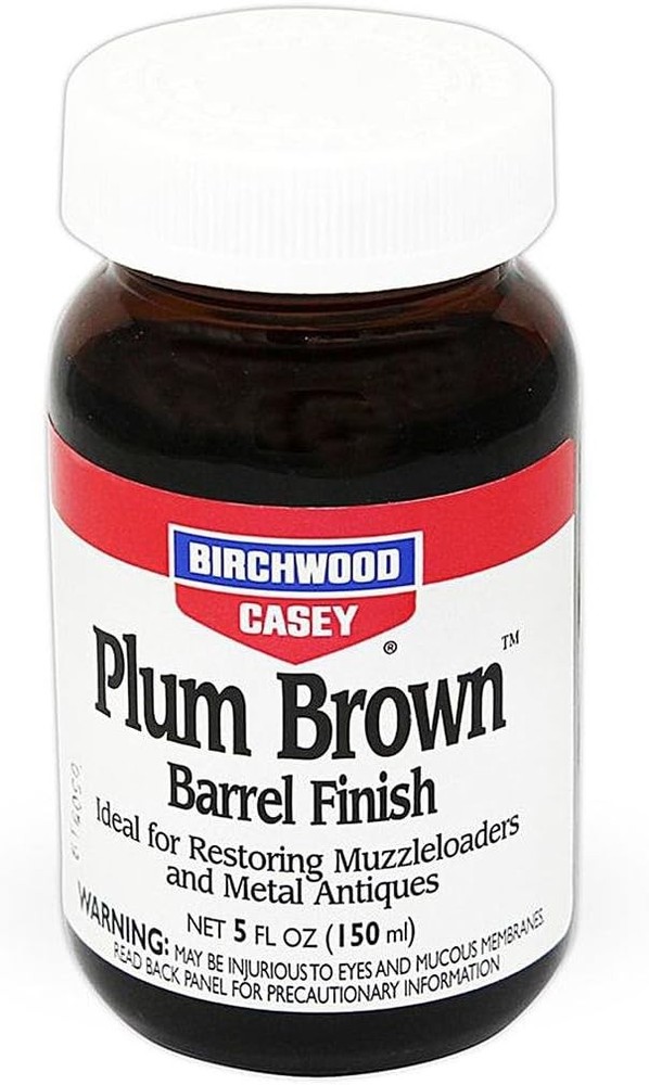 Birchwood Casey 14130 Plum Brown Barrel Finish, 5-Ounce One Size