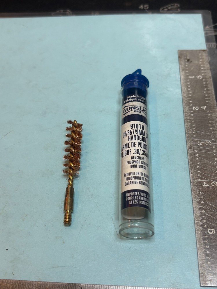 Gunslick Pro Handgun Brass Bore Brush .38/.357/9mm NEW