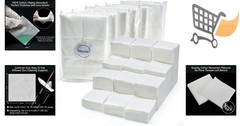 Gun Cleaning Patches Lint-Free Absorbent Multi-Size Bulk 1800pcs