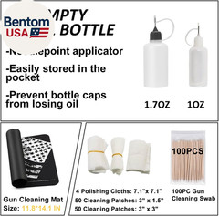 Gun Cleaning Kit, Universal Gun Cleaning Kit for All Caliber Shotgun Pistol Rifl