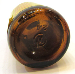 Old Empty Vintage Hoppes No 9 Nitro Powder Solvent Bore Cleaner 4″ Brown Bottle