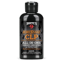 Hoppes Boresnake Clip All in one Cleaning Oil 2 oz Squeeze Bottle HSO