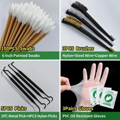 Bore Cleaner CLP Oil Needle+Spray,Cleaning Kit,12Ga/5.56/9mm Cleaning Snake,C…