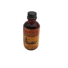 Gunslick Super Nitro Powder Solvent Vintage Gun Cleaner Brown Glass Bottle Empty