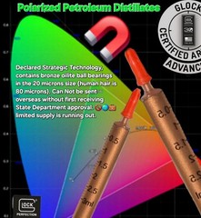 COPPER COLORED Factory Grease Fits GLOCK Large Orange Cap Applicator 3ml