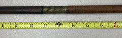 Vintage Wood & Brass 3 Piece Shotgun Cleaning Rod With Soft Tip