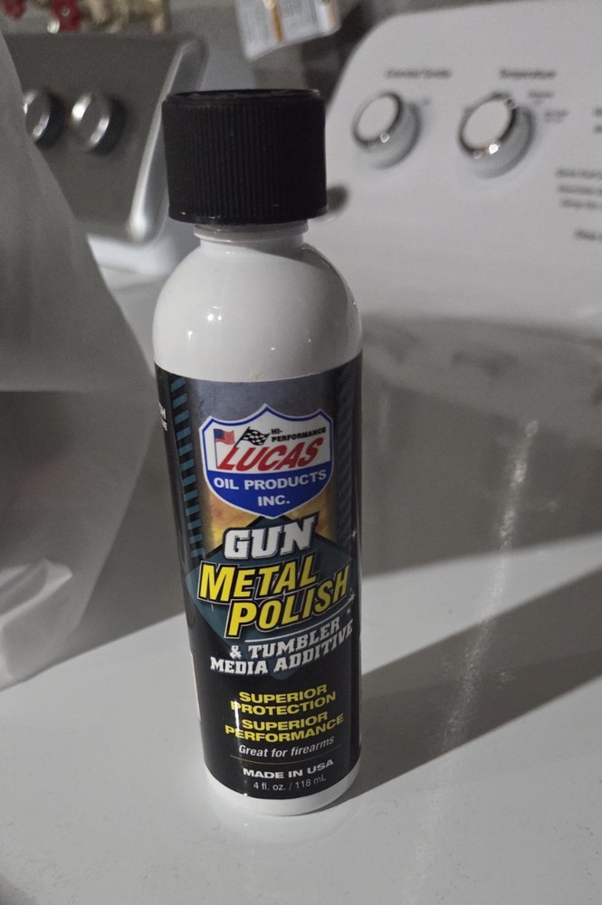 Lucas Oil Gun Metal Polish Cleaner, Easy to Use Long Lasting, 4 fl oz