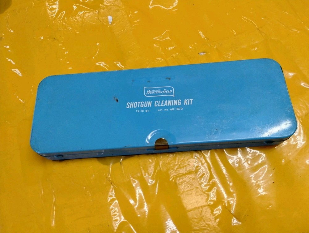 Vintage Montgomery Ward Western Field 12-16 Gauge Shotgun Cleaning Kit 60-1870