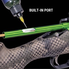 Aluminum Universal Bore Guide, Fits Bore Sizes .17 up to .416, Green/Black