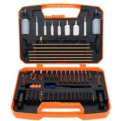Gun Cleaning Kit for All Calibers with Carrying Case Metal Brush and Brass Rods