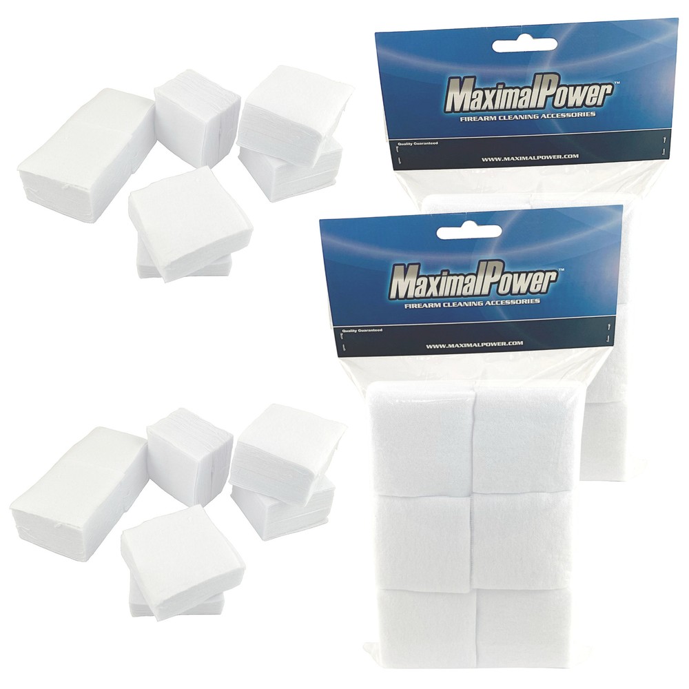 Refuelergy COTTON 2-1/4″ Gun Cleaning Patches 9mm .357 .38 .40 .45 (500pcs)