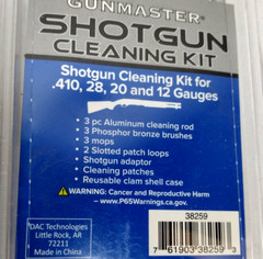 Gun Cleaning Kits: Set of 3 GUNMASTER Pistol, Rifle, Shotgun Aluminum/Bronze NEW