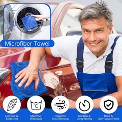 Macarrie 200 Microfiber Cleaning Cloths Microfiber Towels For Car Absorbent