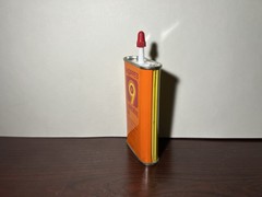 Vintage Hoppe’s Lubricating Oil 3 oz & No. 9 Nitro Powder Solvent 2oz Glass