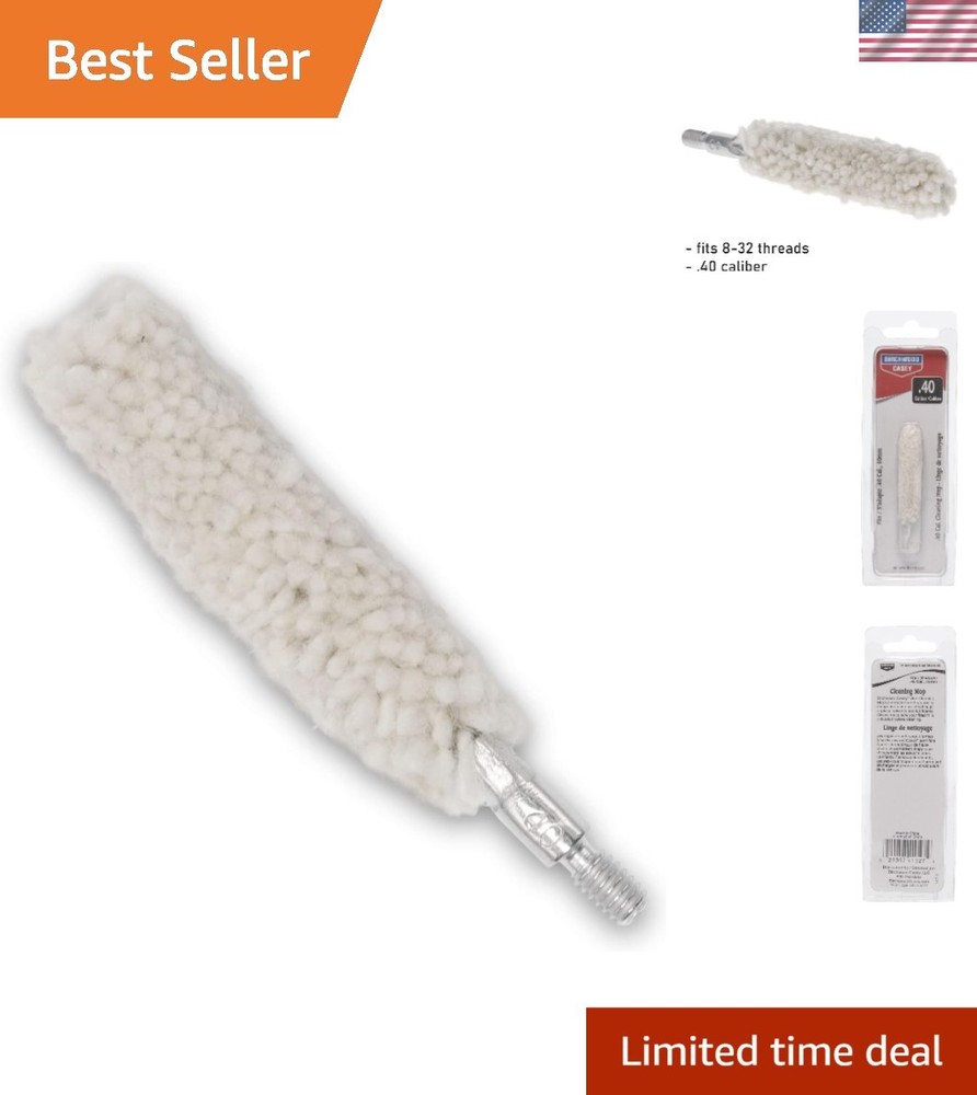 Versatile Gun Cleaning Cotton Mop for .40/.41/10mm – Multi-Directional Action