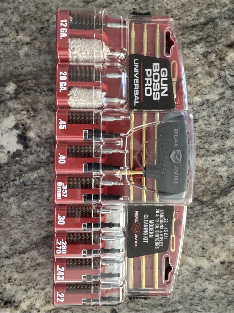 Real Avid Gun Boss Pro – 24 Piece Universal Gun Cleaning Kit (AVGBPRO-U)