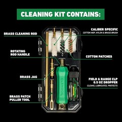 Field & Range Pistol Basics Cleaning Kit Multi-Caliber Handgun Cleaning Set
